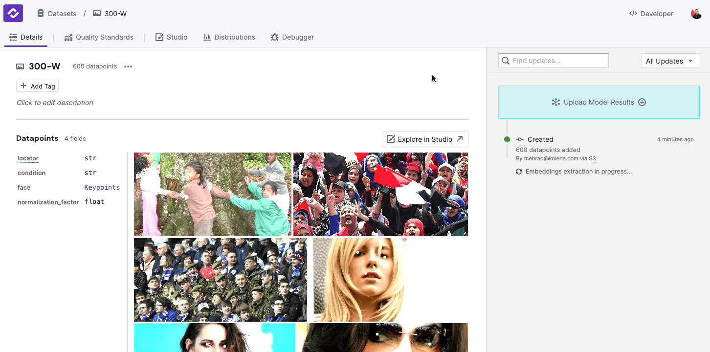 Example Results Upload